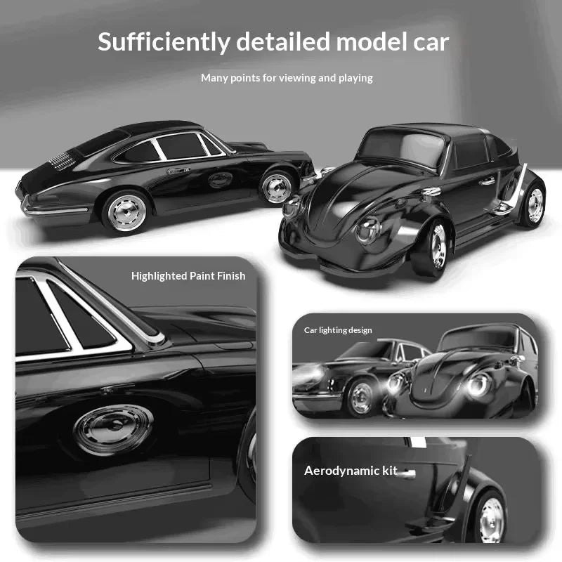 1:22 Remote Control Vintage Classic Car - Proportional Throttle & Steering 2 Sets of Tires Highly Detailed Display Model