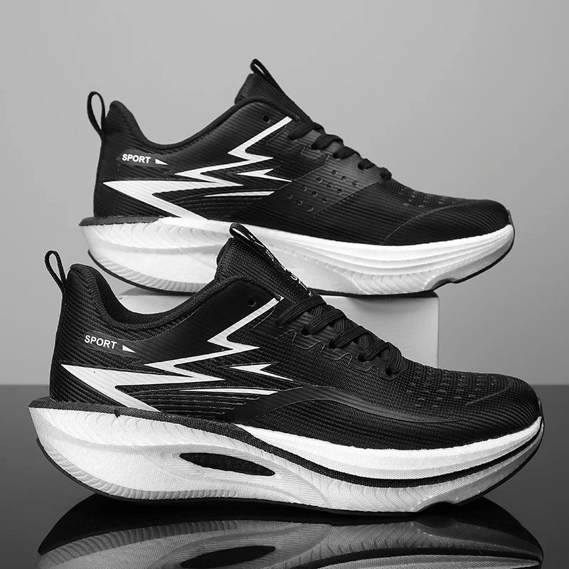 Mens Running Shoes 2026 New Professional Cushioned Breathable Marathon Fashion Sports Training Kightweight Sneakers for Man