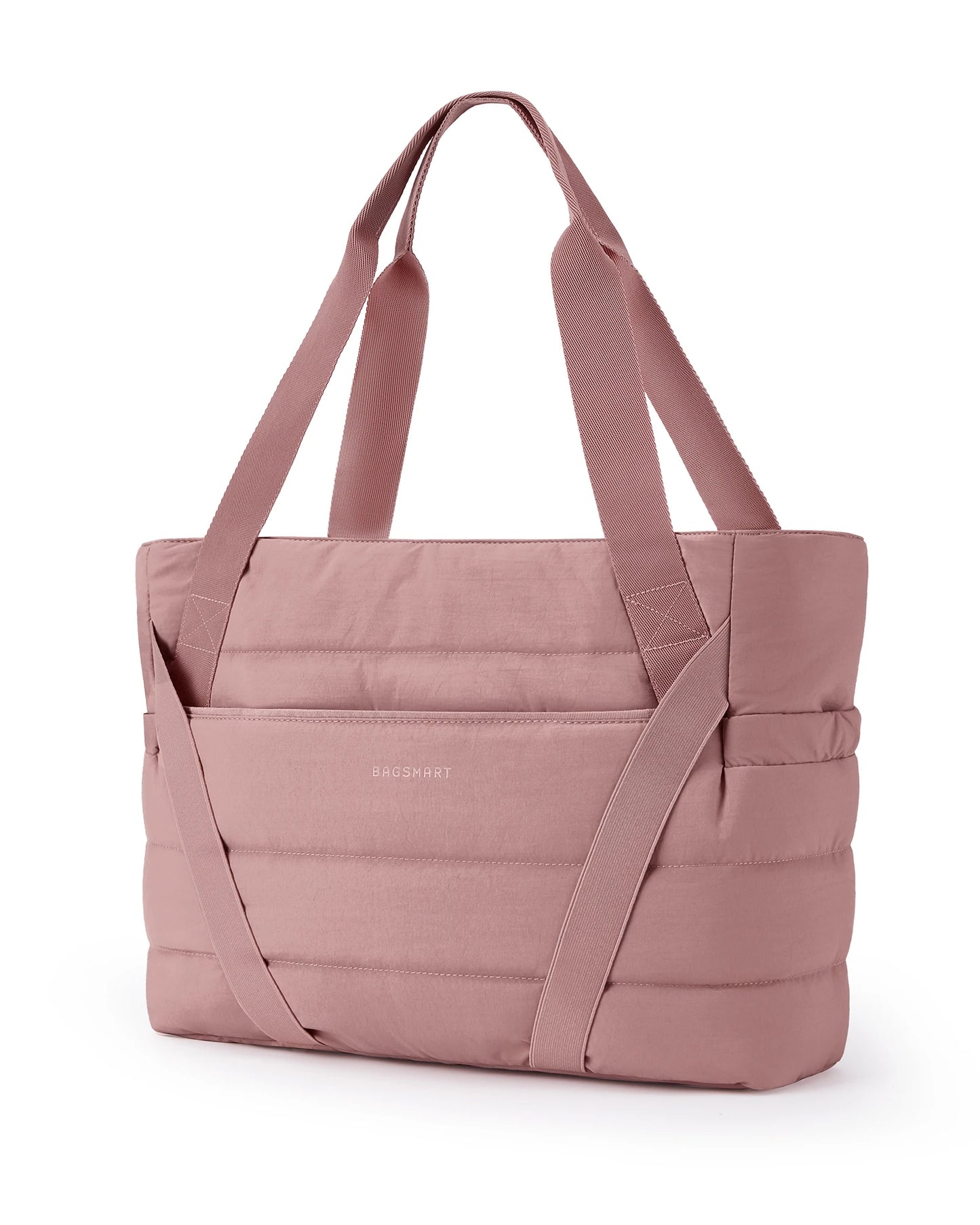 BAGSMART Sports Gym Tote Bags for Women Commuting Shoulder Bag Leisure Simple Mommy Go Out Bag  Large Capacity Luggage Handbag