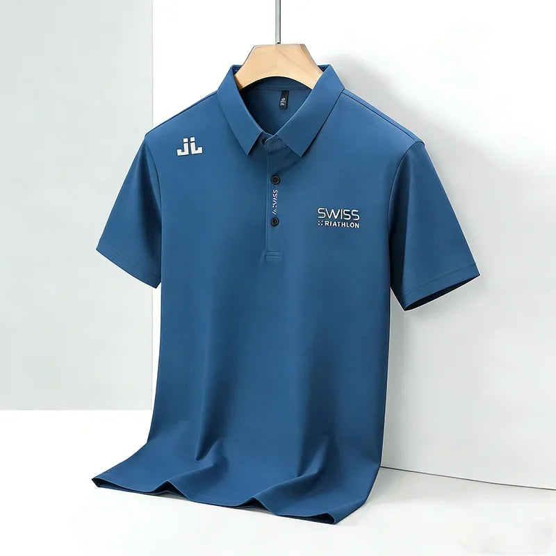 2026 New Men's Regular Fit Short Sleeve Polo Shirt Soft Comfortable Fabric Casual Sport Summer Fashion Top Tee