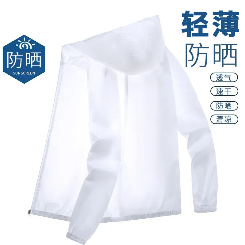 Summer Sun Protection Jacket Fresh Style UPF Fabric Guards Against UV Rays Breathable Comfort Skin Friendly Outdoor Wear