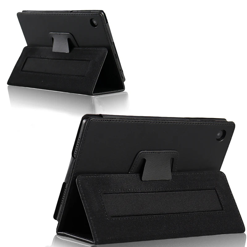 Tablet PC Case Fro 2022 TCL TAB 8 4G 9132G Leather Case Hand Support Bracket PU 9132X1 8 inch Litchi Pattern PU Leather Cover