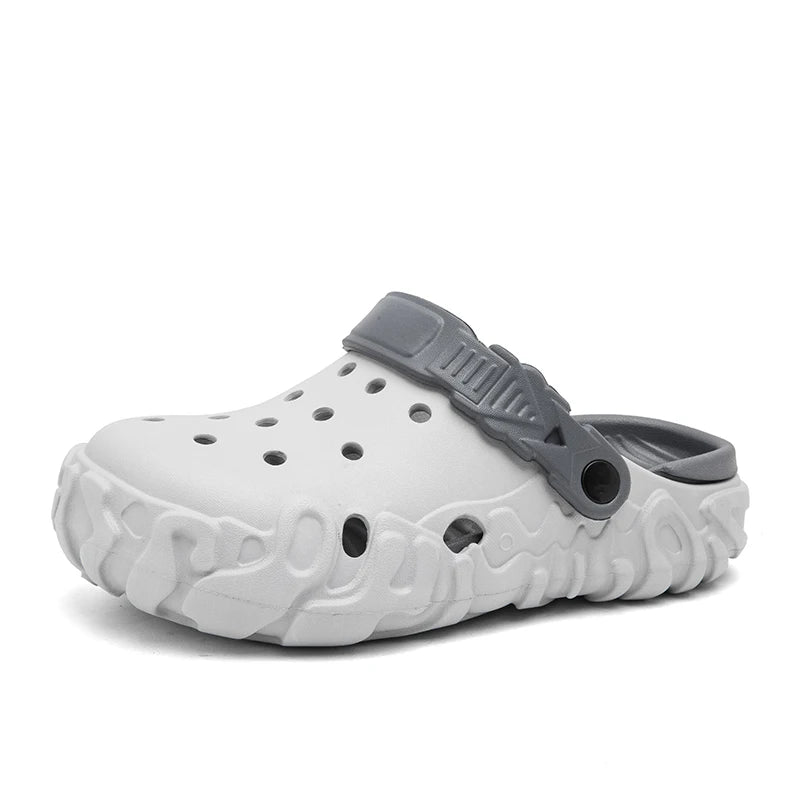 Mens Sandals 2026 New Design Summer Shoes for Men Casual Clogs Thick-bottom Anti-slippery Garden Shoes Outdoor Fashion Slippers