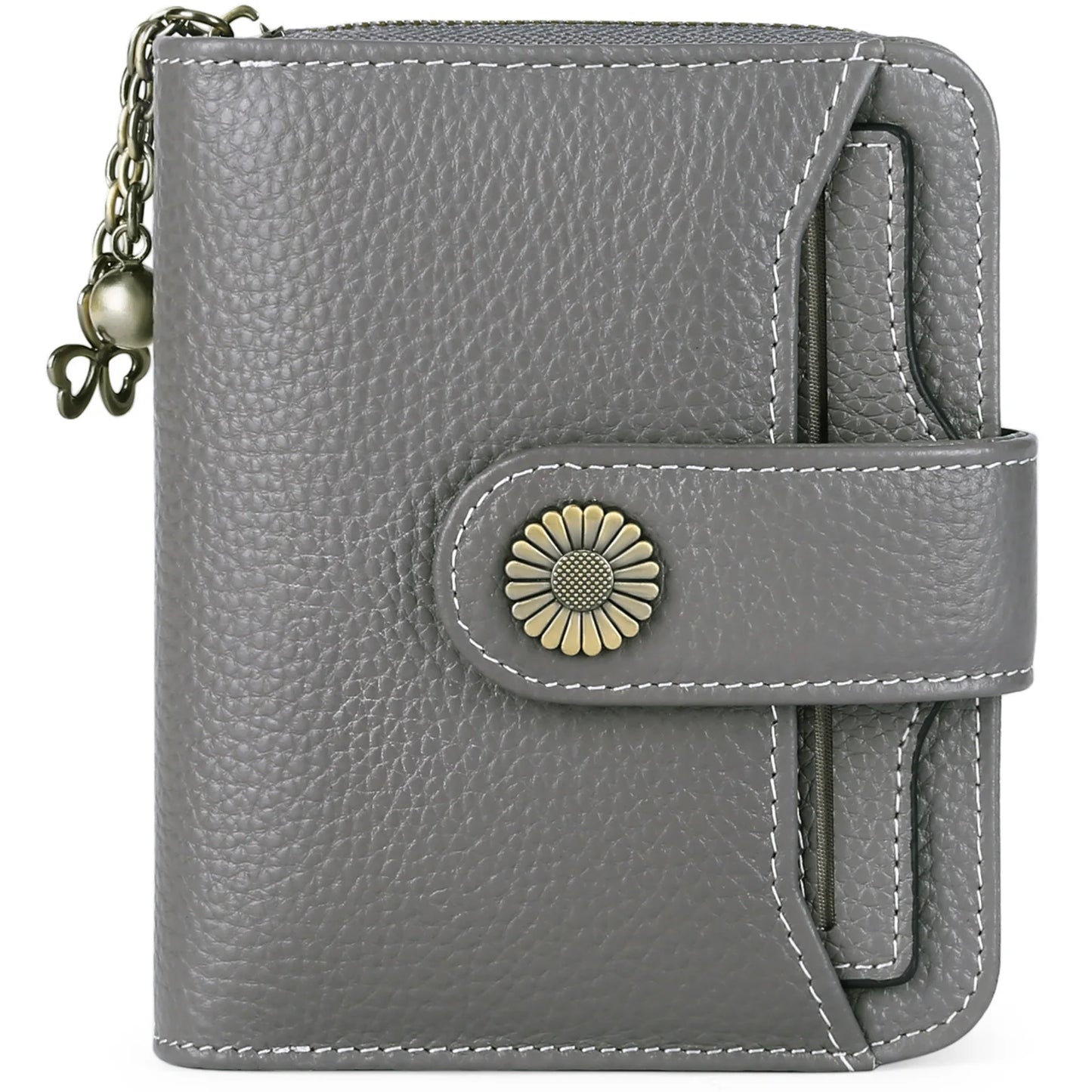 2025 Luxury Women Wallet Lady Split Leather Vintage Bifold Purse Female RFID Card Holder RetroCoins Bag Gift for Mom Box Packing