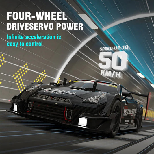 1/14 Large Remote Control Drift Car 2.4G 50km/h High Speed Electric RC Racing Supercar Toys for Boys Children's Birthday Gift