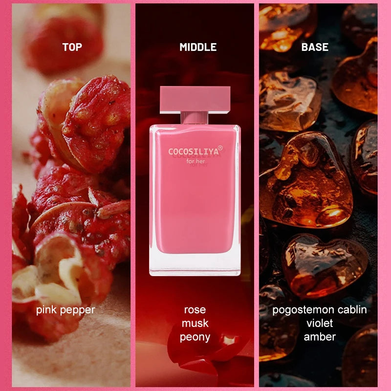 Brand Women's Perfume Floral Musk Fruity Perfume Vitality Confidence Bergamot Frankincense Perfume Nature Elegant Charm Perfume