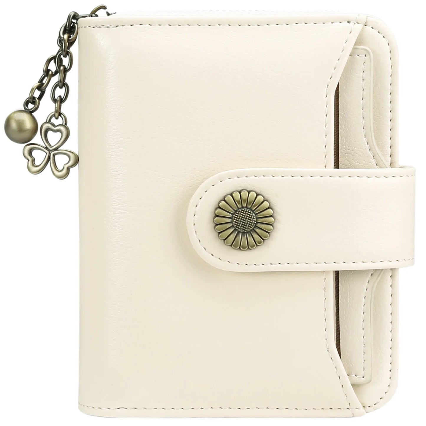 2025 Luxury Women Wallet Lady Split Leather Vintage Bifold Purse Female RFID Card Holder RetroCoins Bag Gift for Mom Box Packing