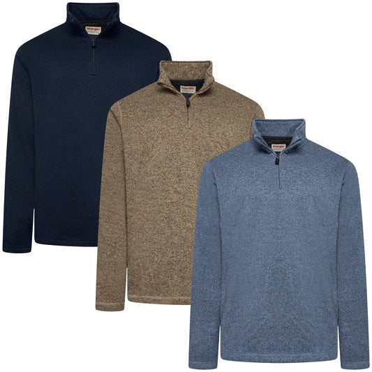 Wrangler Authentics Quarter Zip Fleece