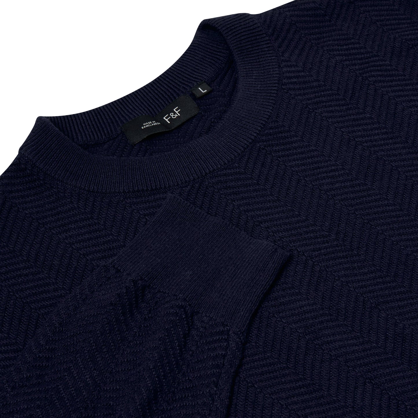 F&F Chevron Knit Pullover Jumper