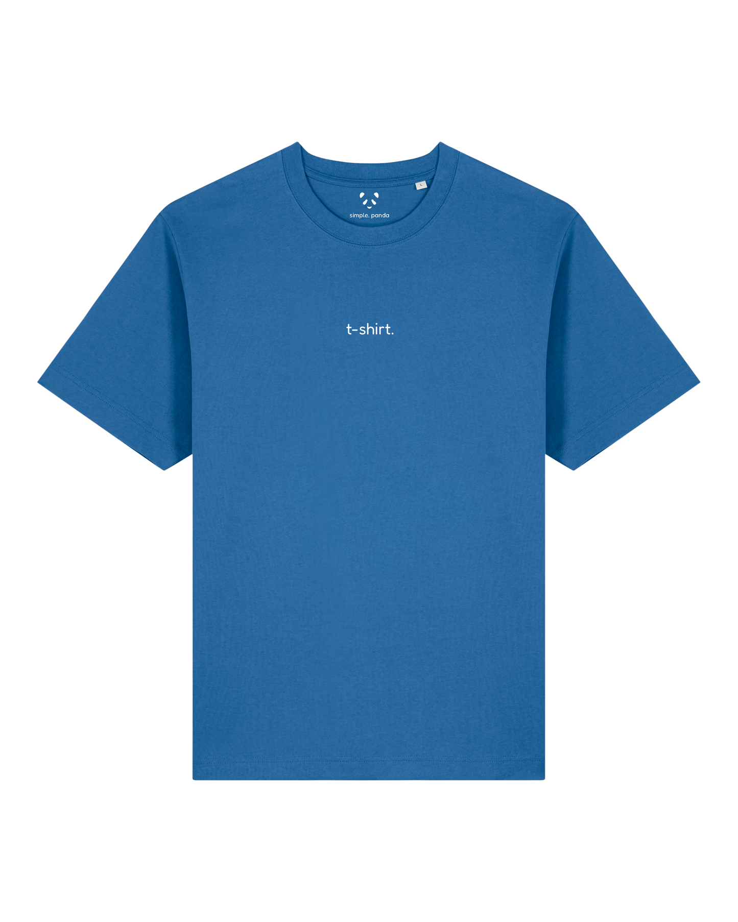 simple. t-shirt. mindful-blue.