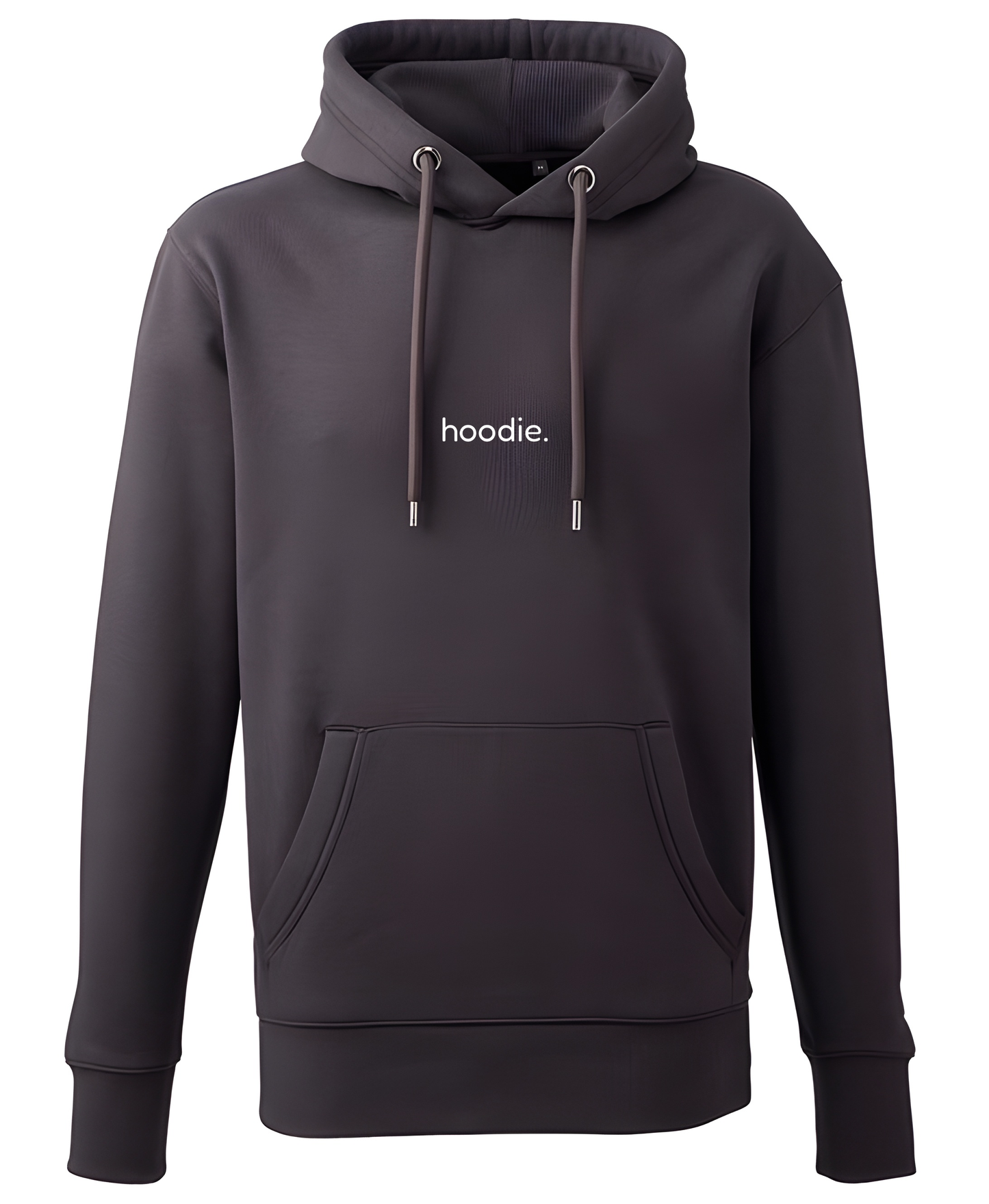 simple. hoodie. waffle. charcoal.