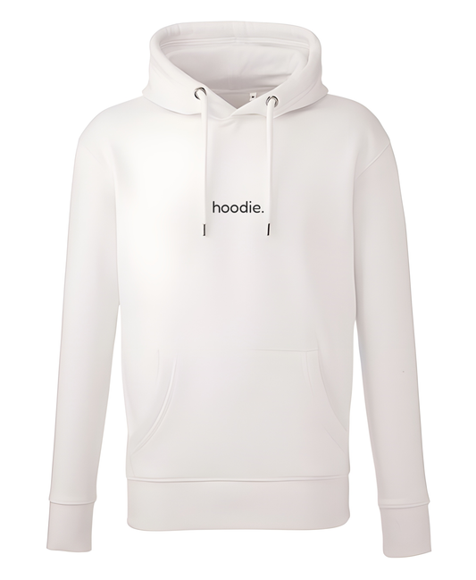 simple. hoodie. waffle. eco-raw