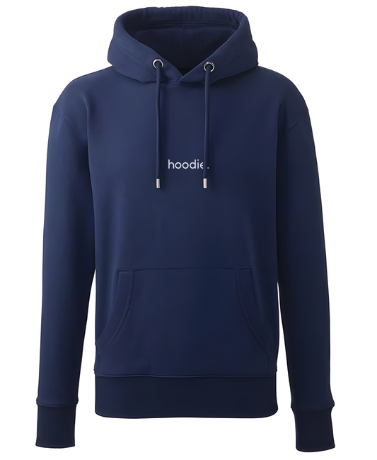 simple. hoodie. waffle. oxford-navy.